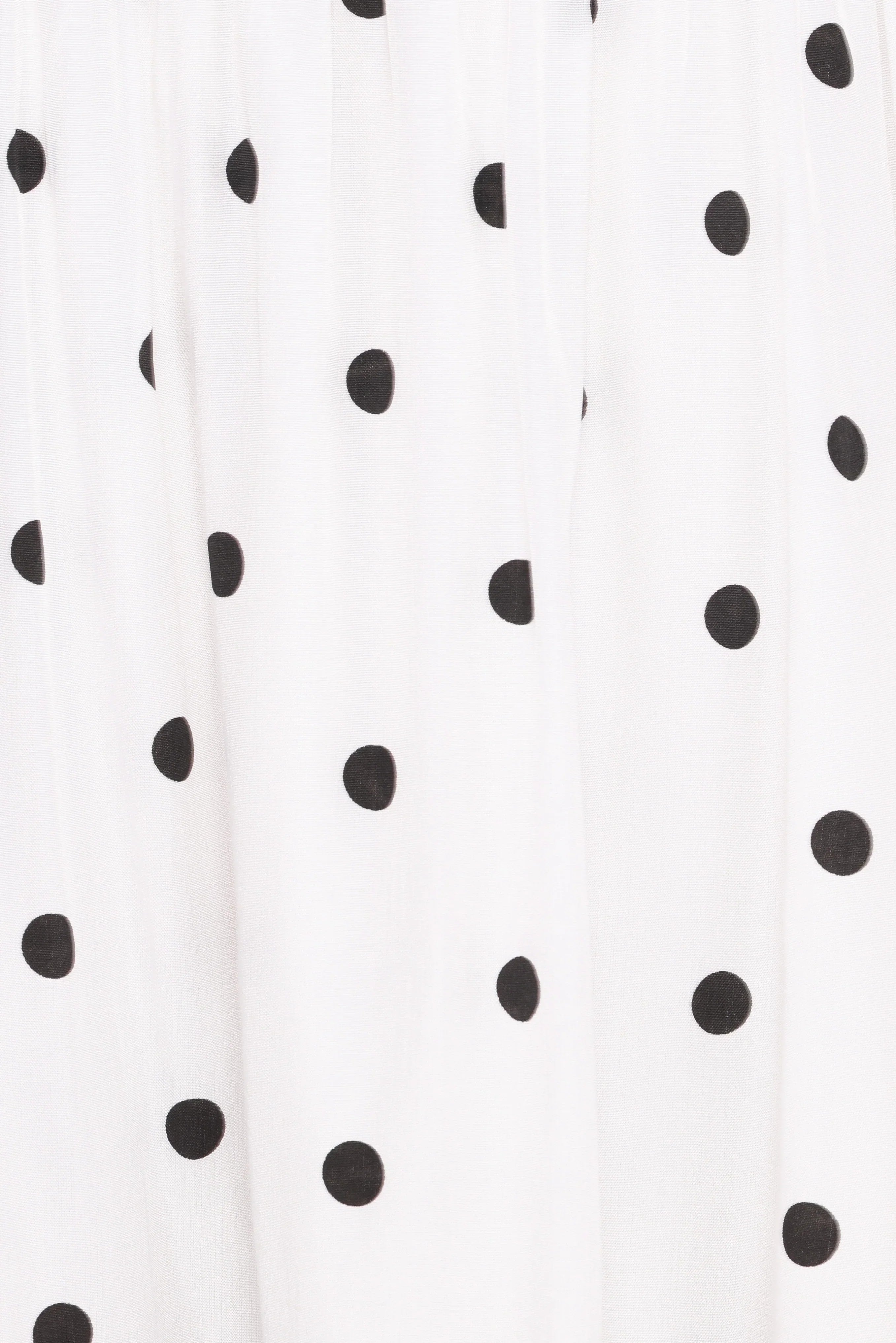Mona Mini Dress - Black Polka