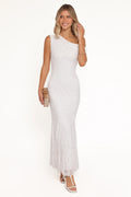 Evelon Off Shoulder Maxi Dress - White