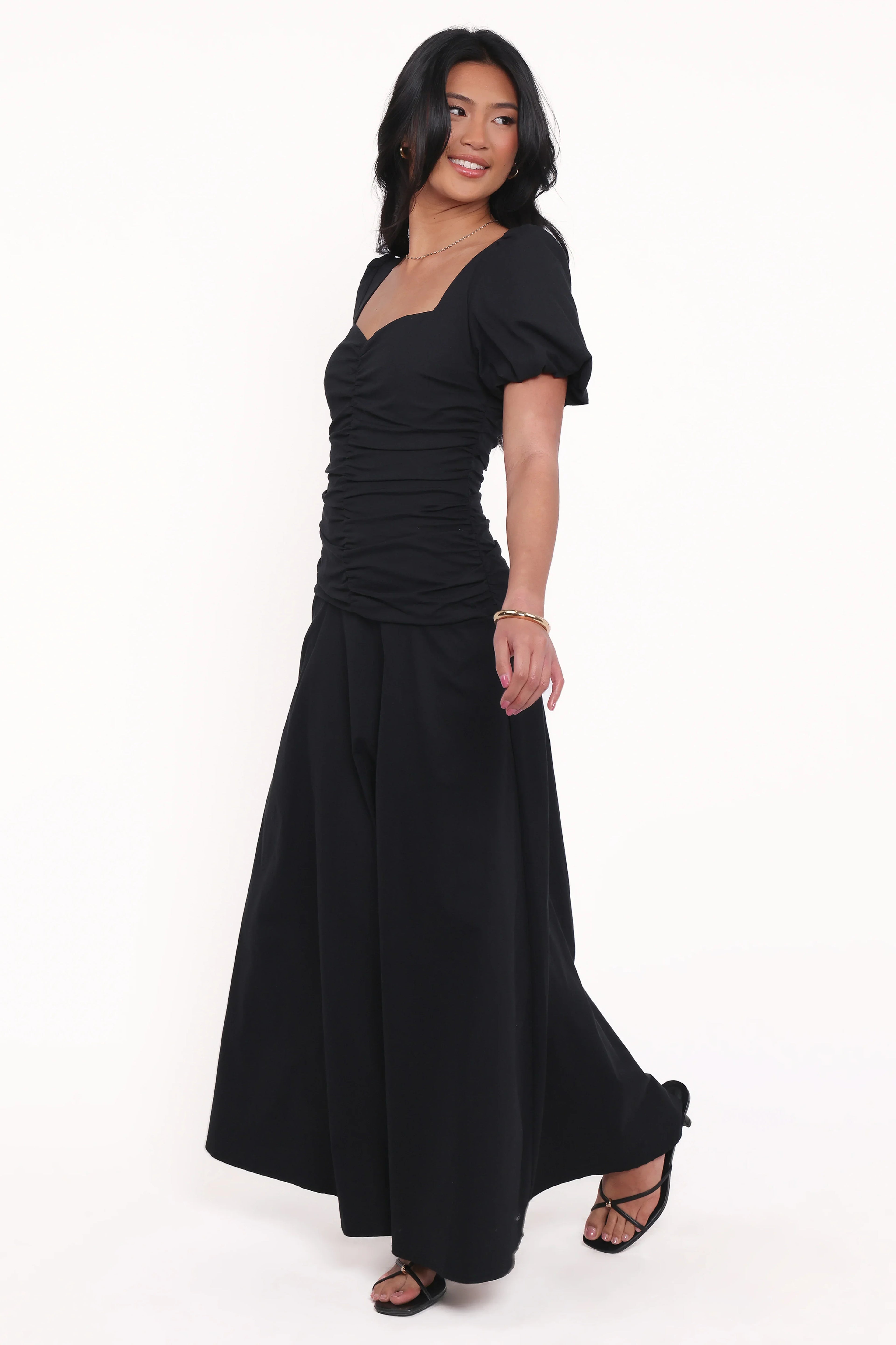 Denver Midi Dress - Black