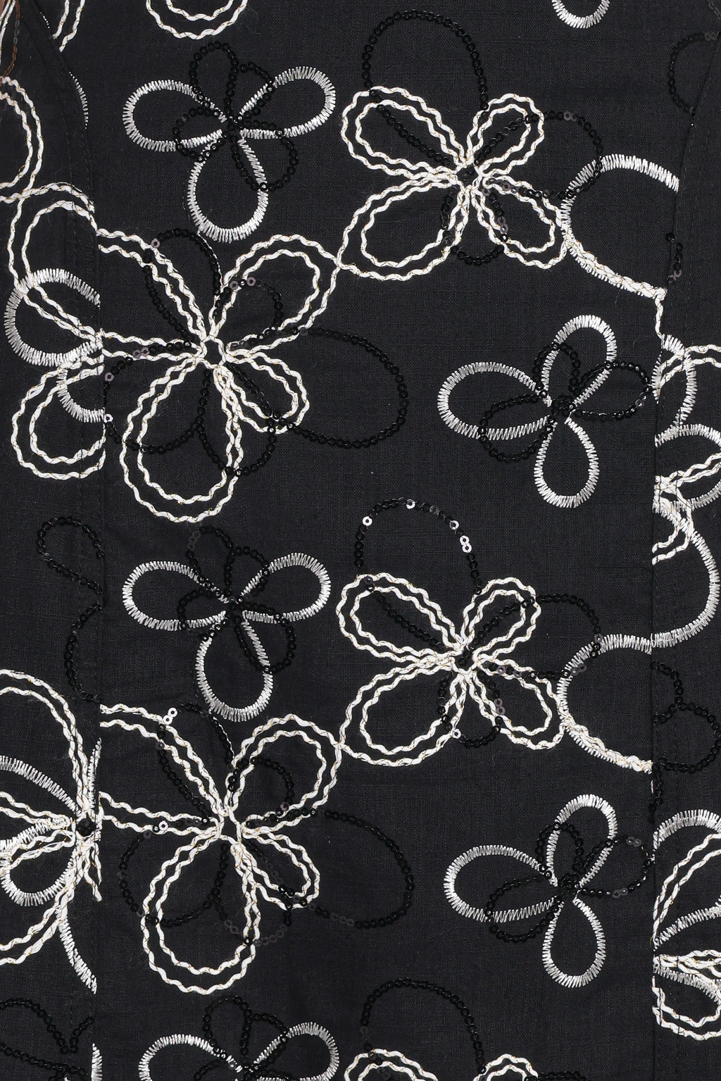 Loven Midi Dress - Black/White