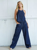 June Baggy Tie Pants