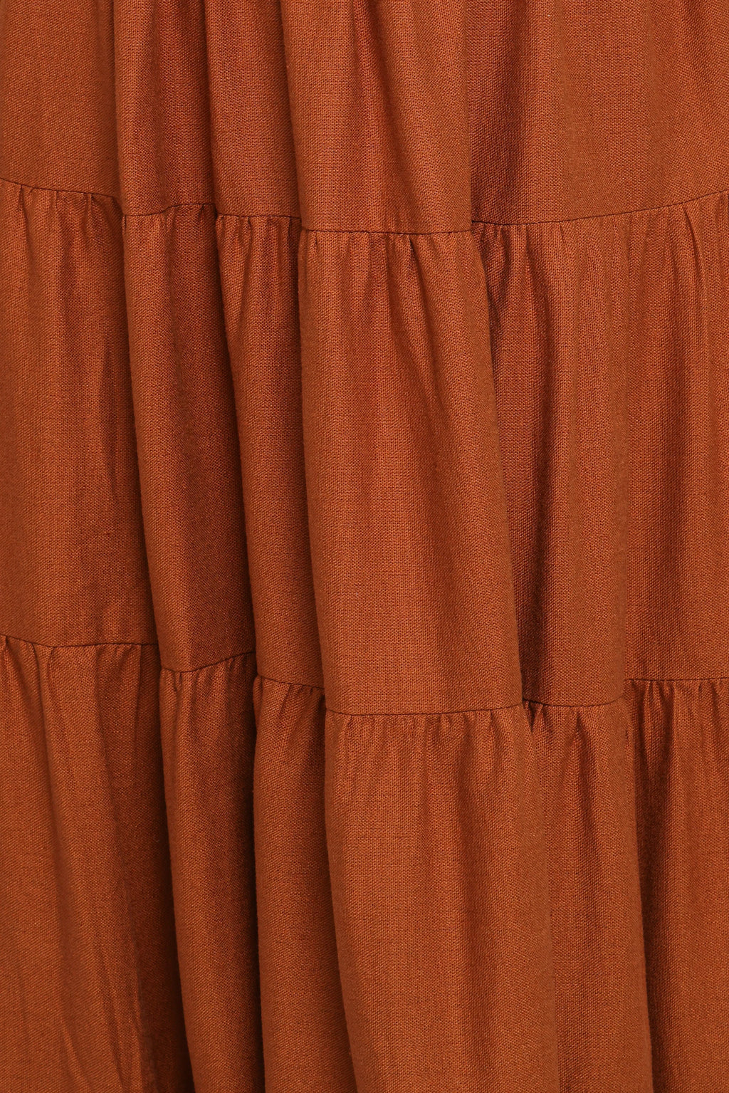 Sitara Strapless Midi Dress - Brown