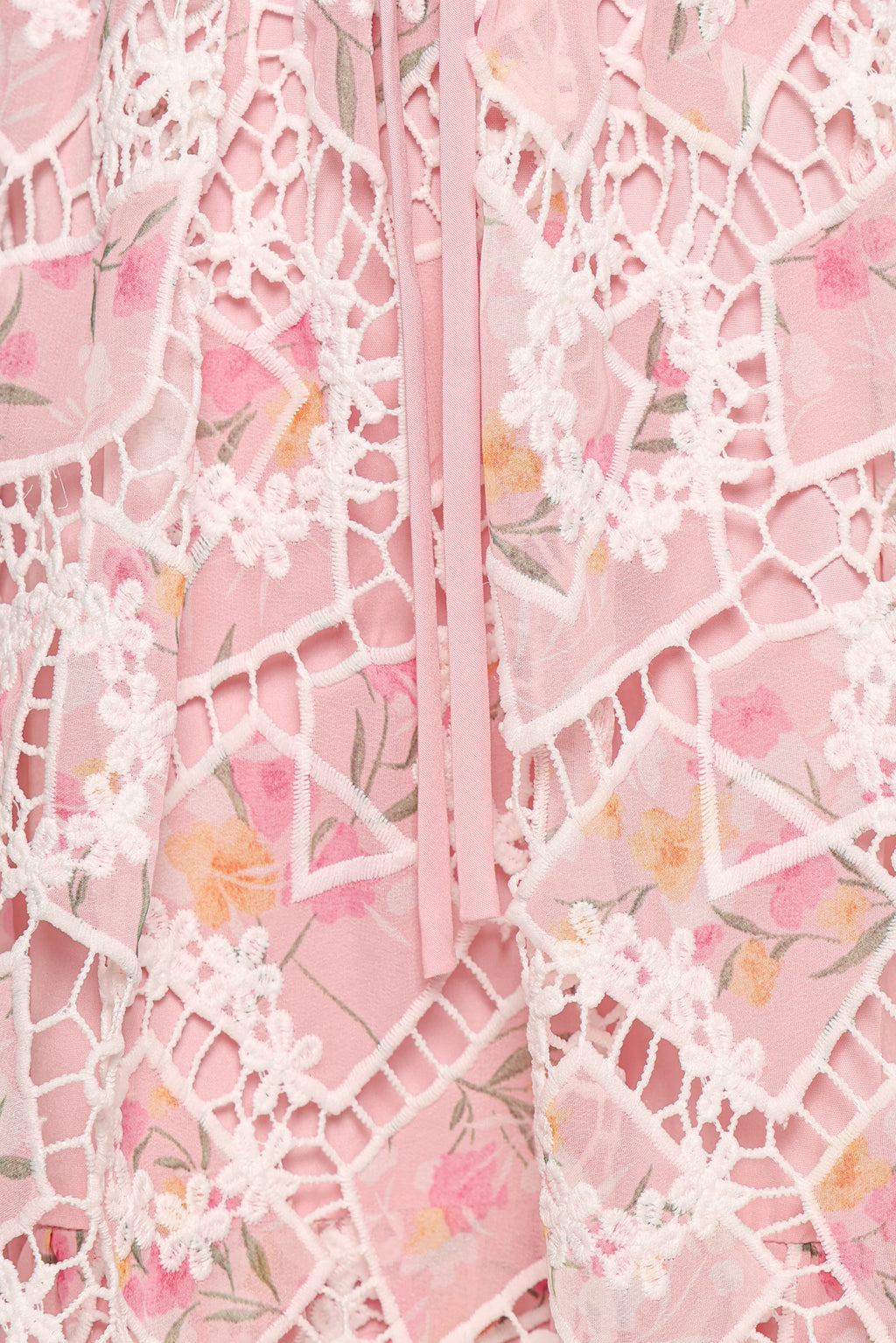 Eleanora Midi Dress - Pink Floral