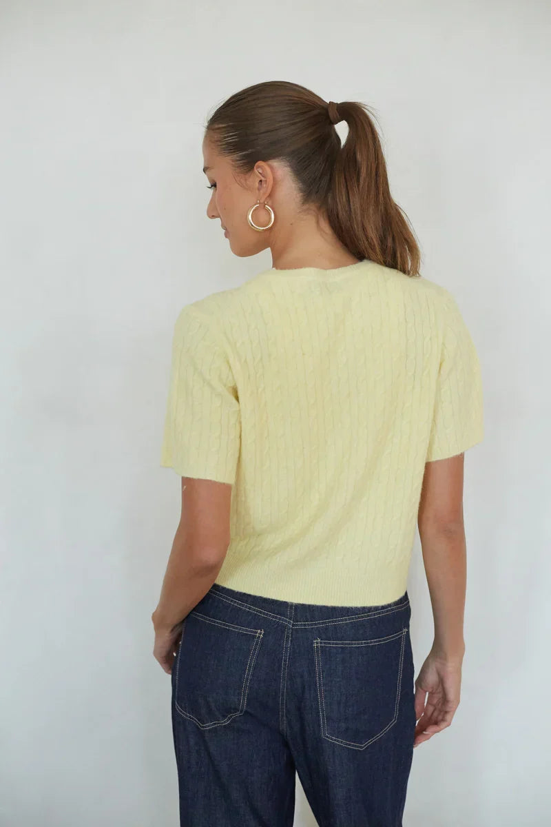 Lauren Cable Knit Cardigan