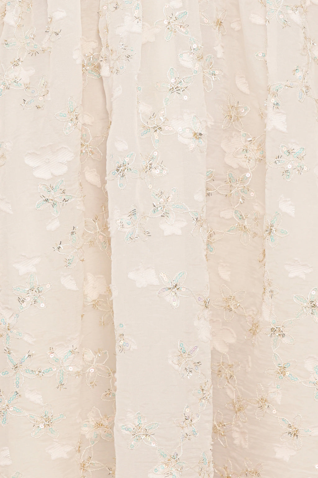 Lillan Mini Dress - Ivory Sequin