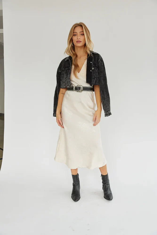 Dahlia Halter Midi Dress