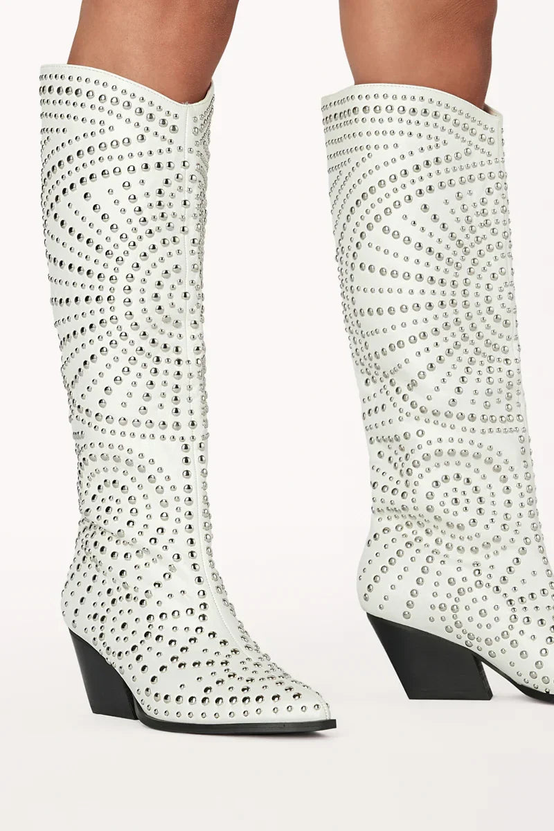 Zachariah Studded Western Boot