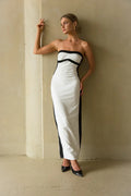 Meredith Contrast Bodycon Midi Dress