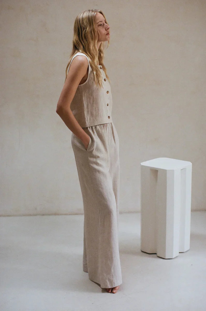 Cove Linen Wide Leg Pants