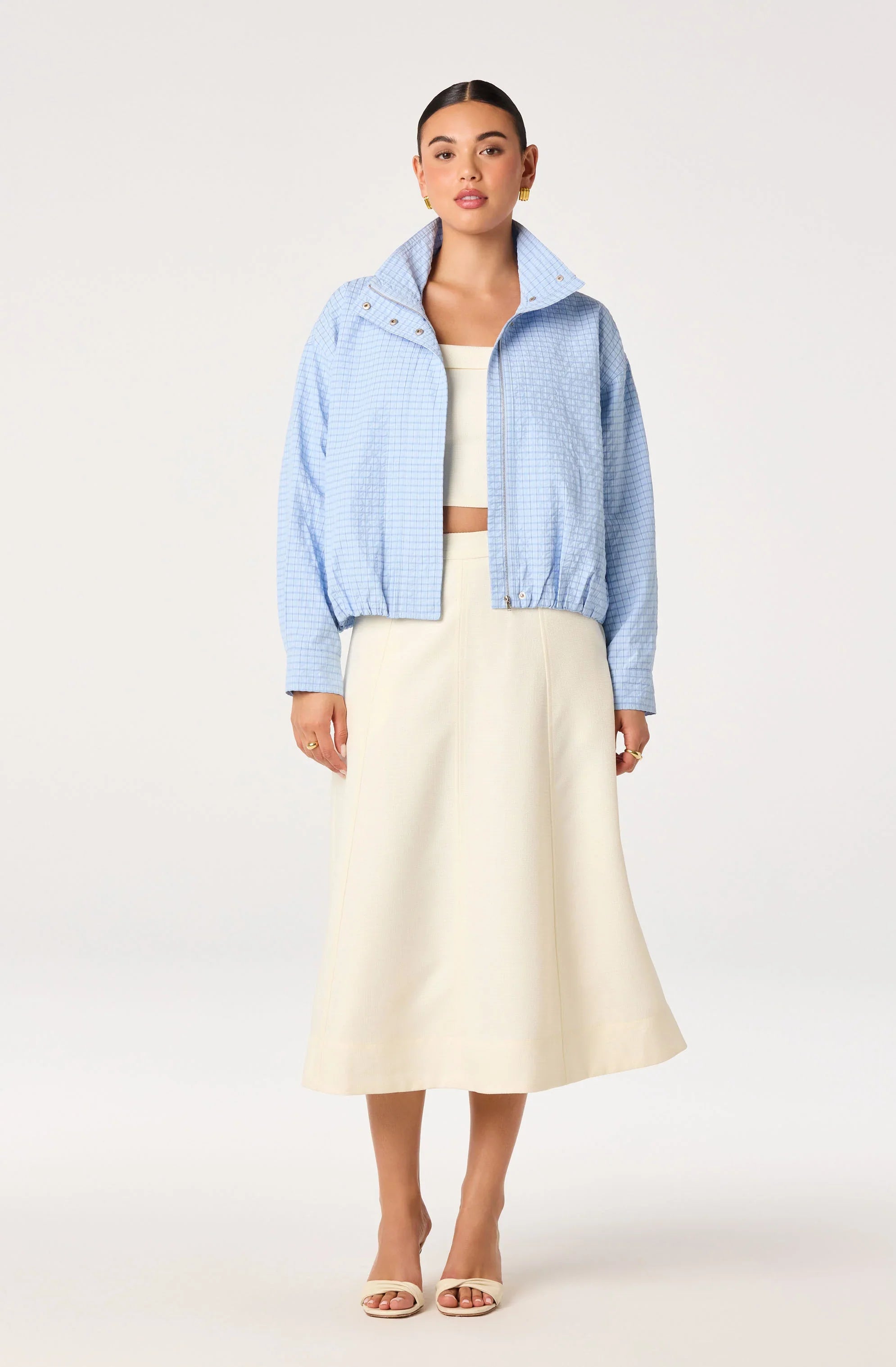 Kinslee A-Line Midi Skirt