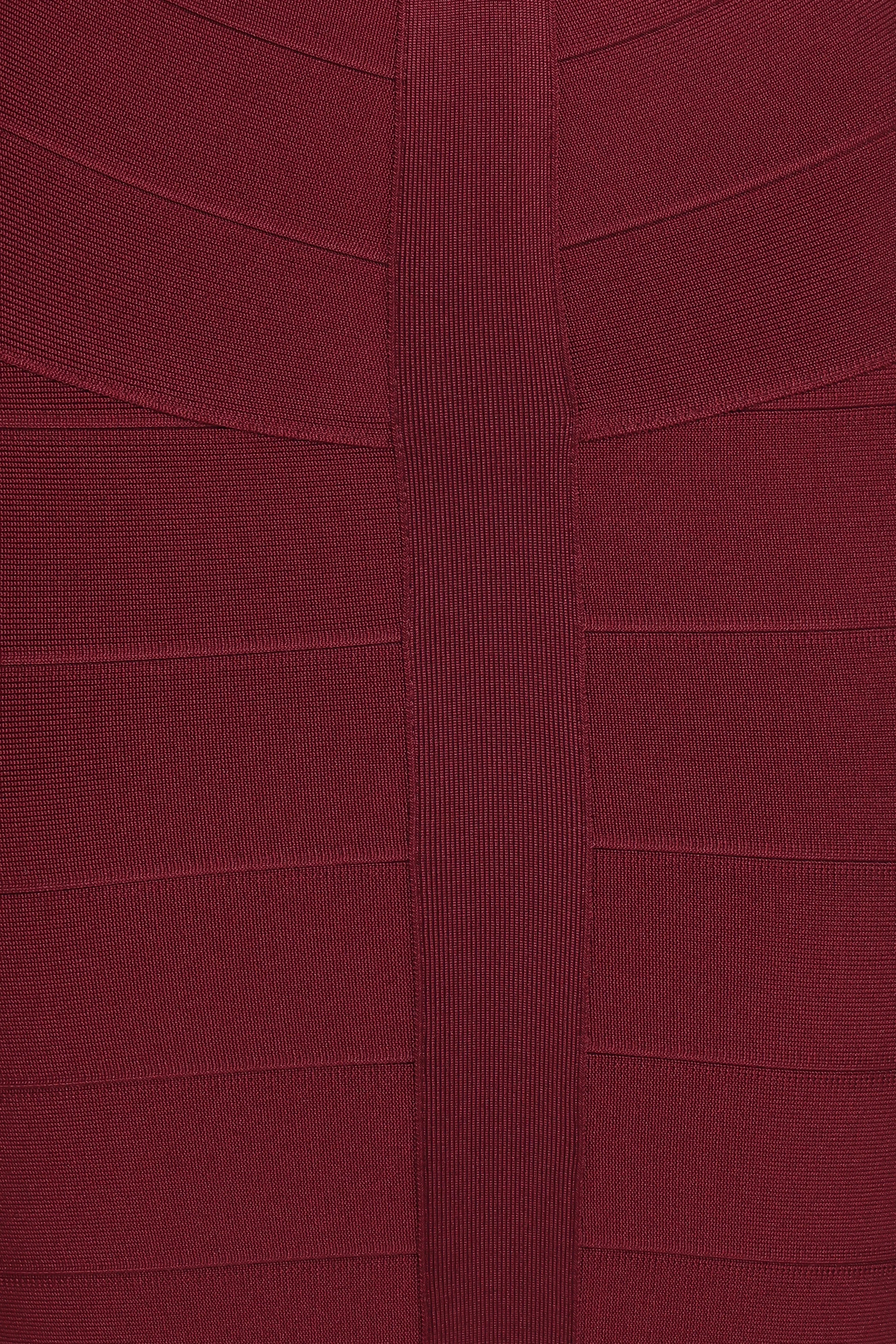 Josiah Midi Dress - Burgundy