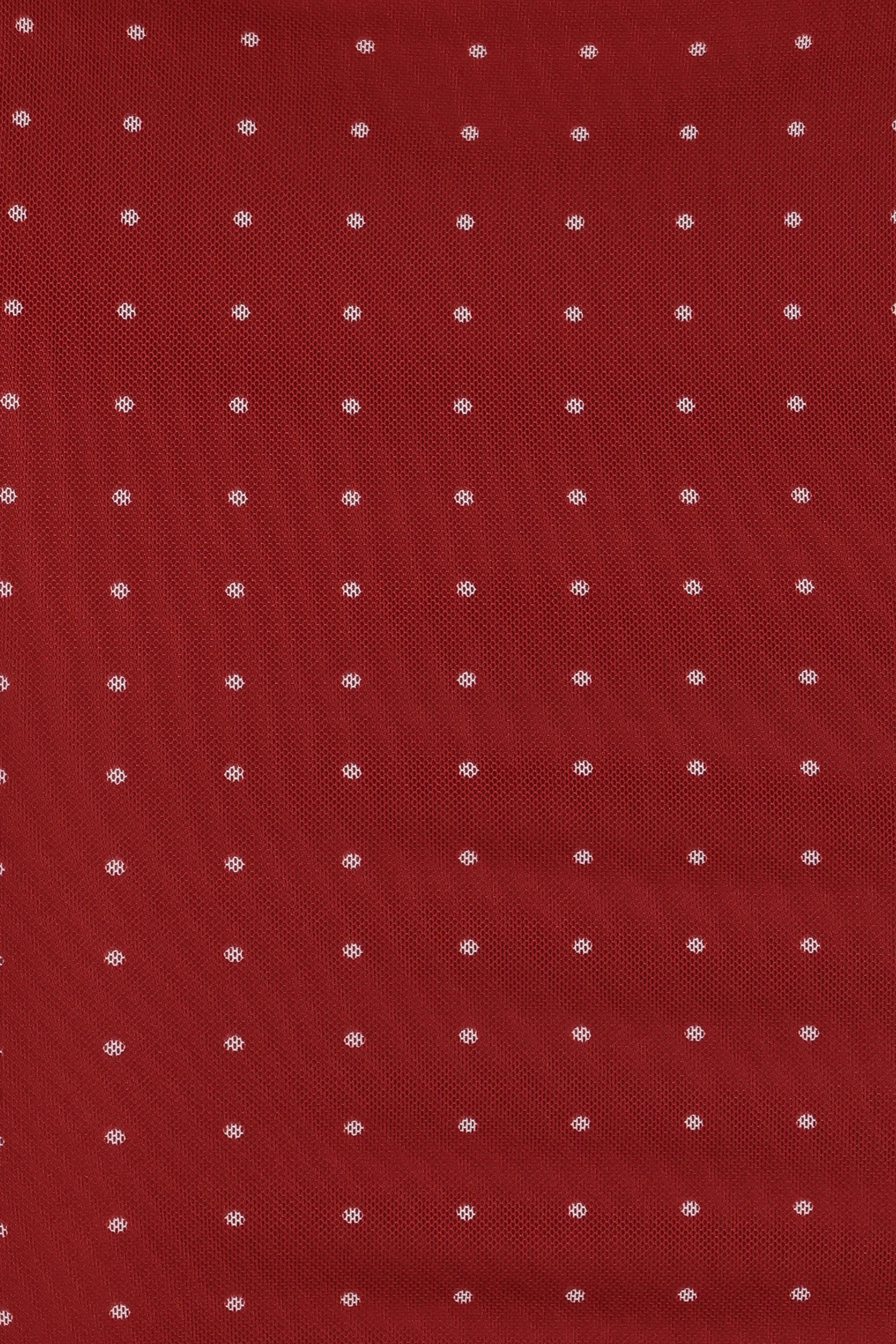 Zeva Off Shoulder Maxi Dress - Burgundy Spot