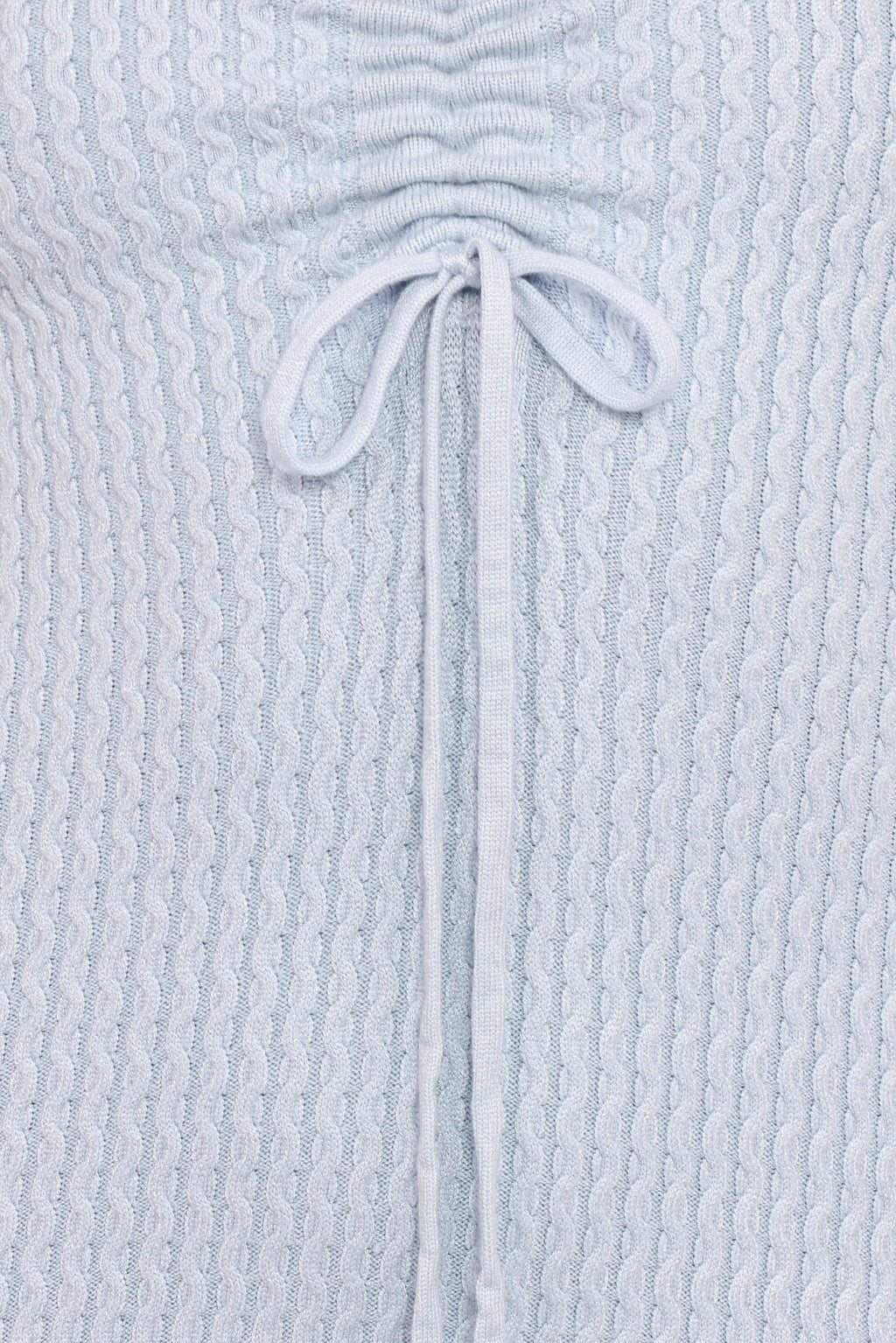 Irene Long Sleeve Midi Dress - Pale Blue