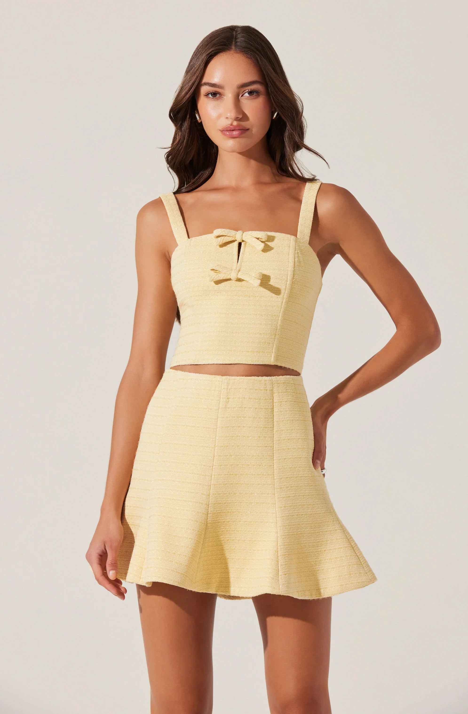 Kiona Tweed Mini Skirt
