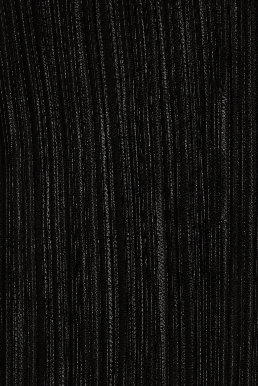 Melody Plisse Halter Maxi Dress - Black
