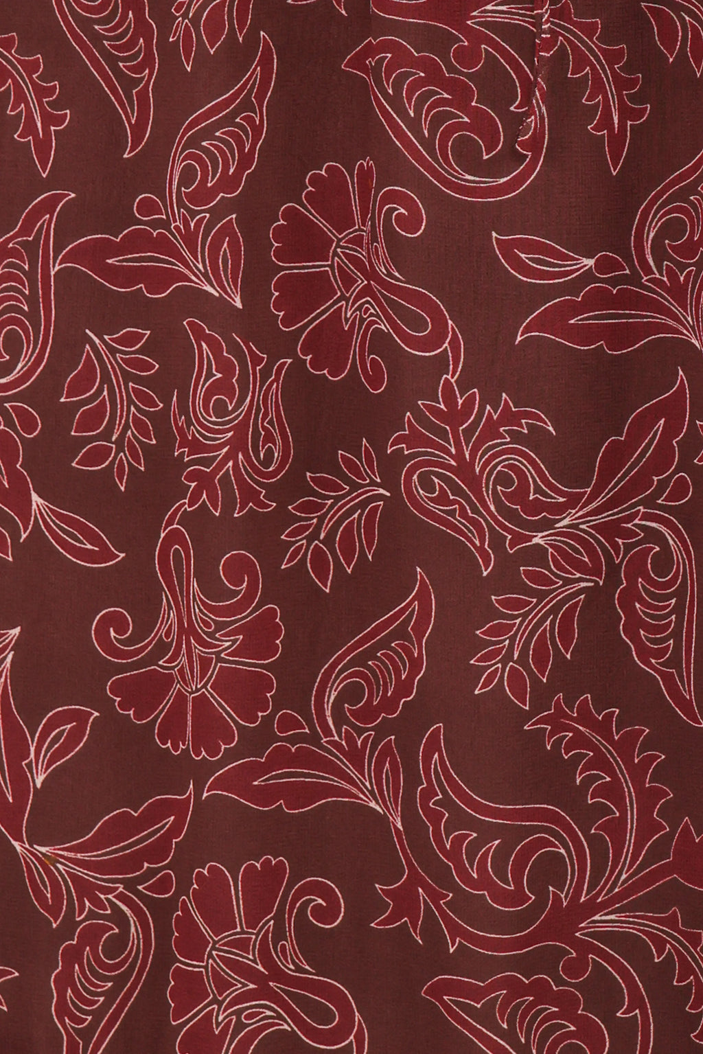 Keziah Long Sleeve Maxi Dress - Burgundy Paisley